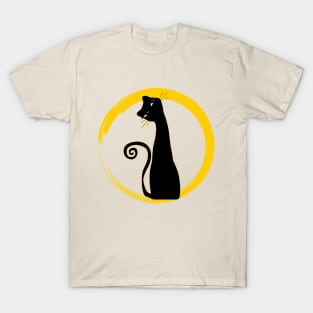 Black Cat and The Moon T-Shirt